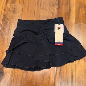 Fila Women's Black tennis Skirt brand new size xs